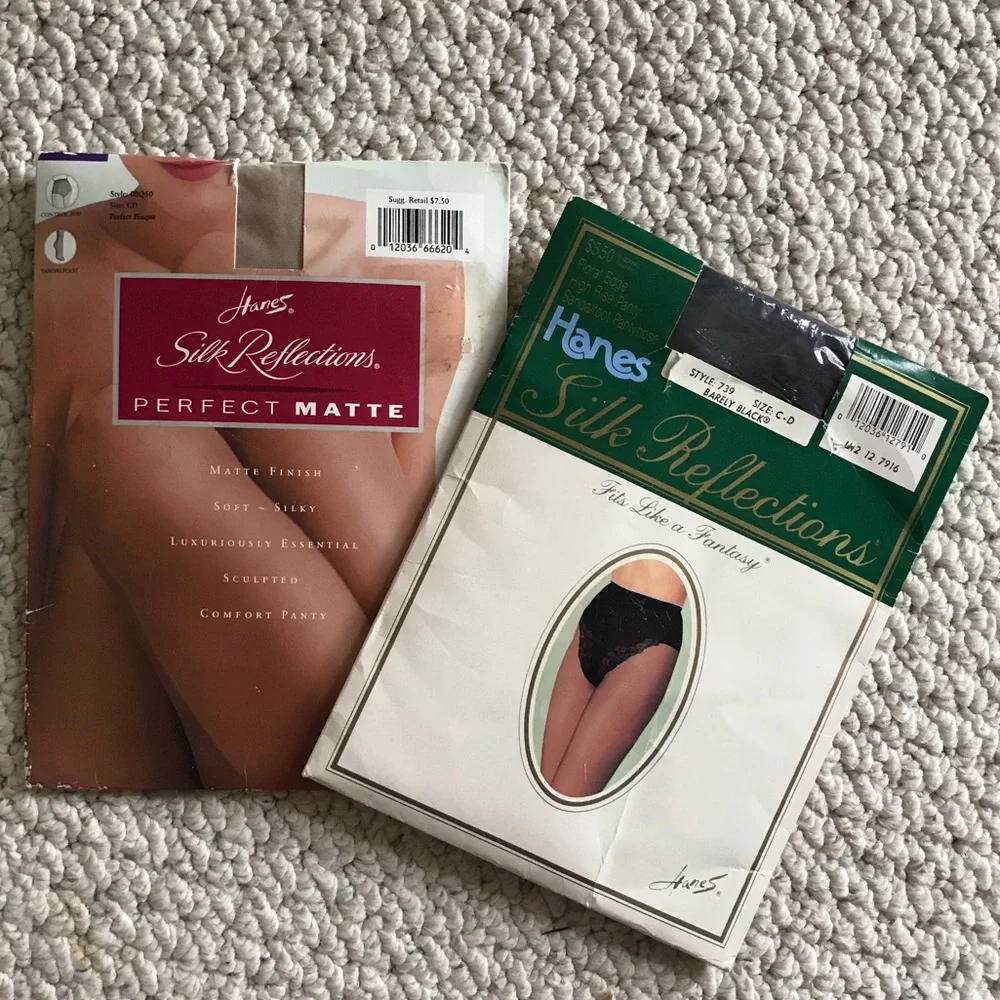 Hanes.Silk Reflections 2 Pairs Pantyhose